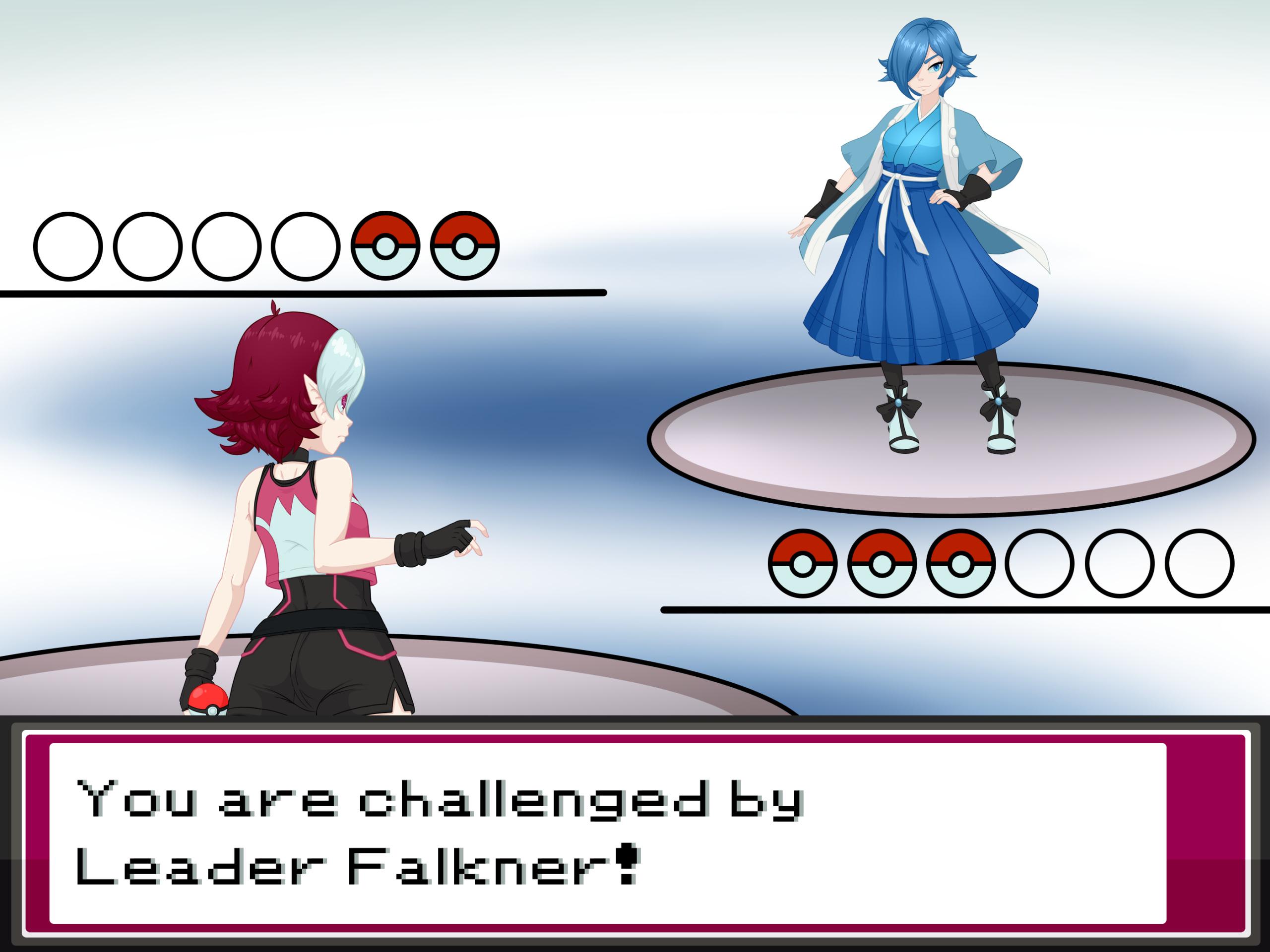 Battle Screen Falkner